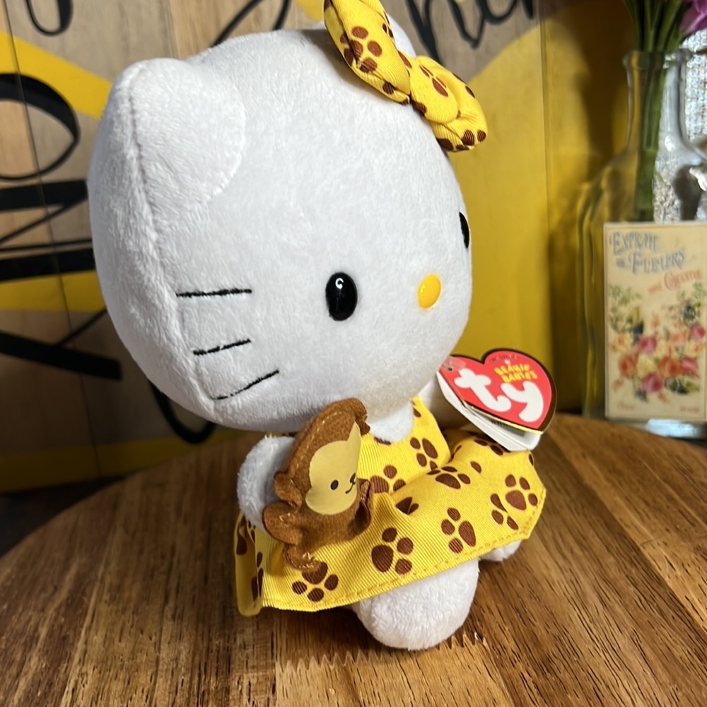 Hello Kitty TY Beanie Baby Safari Print Dress - Picture 6 of 12